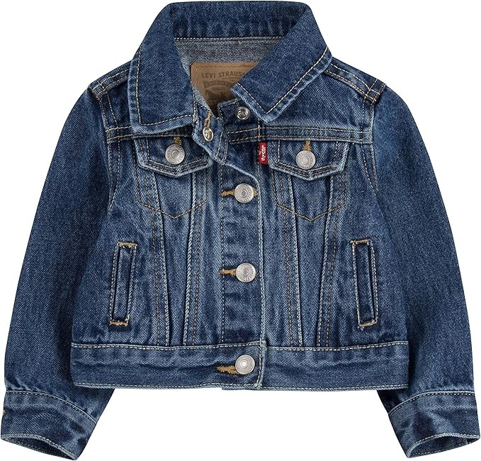 Levi's Baby Girls' Denim Trucker Jacket | Amazon (US)