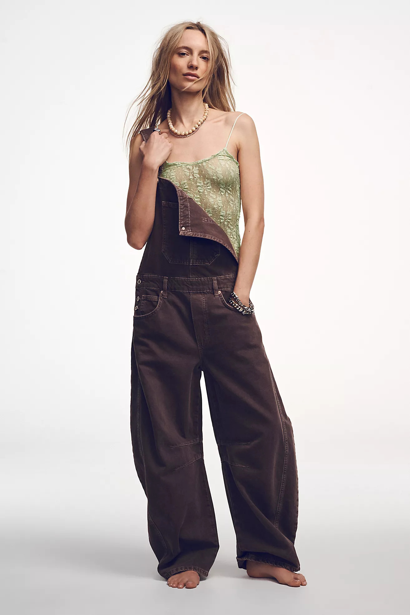 We The Free Good Luck Barrel Overalls | Free People (Global - UK&FR Excluded)