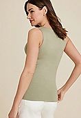 Simply Smooth Double Layer High Neck Tank Top | Maurices