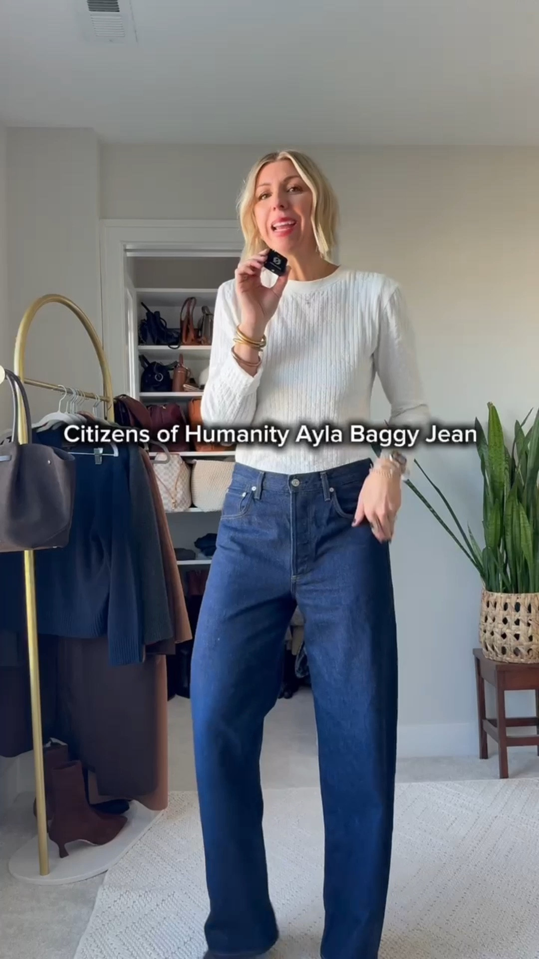 My top jeans of 2026!
This last pair is the Ayla baggy jeans from citizens of humanity!

For reference, I am 5’10” and wearing my true to size 28. Rise is 11.75”, inseam 32”, and 100% cotton. Fit tip: size down if you’re in between. No stretch!

*if you’re petite these can we worn cuffed (like many of the models in these jeans) or hemmed to get your preferred length

#LTKootd #LTKSeasonal #LTKmomlife