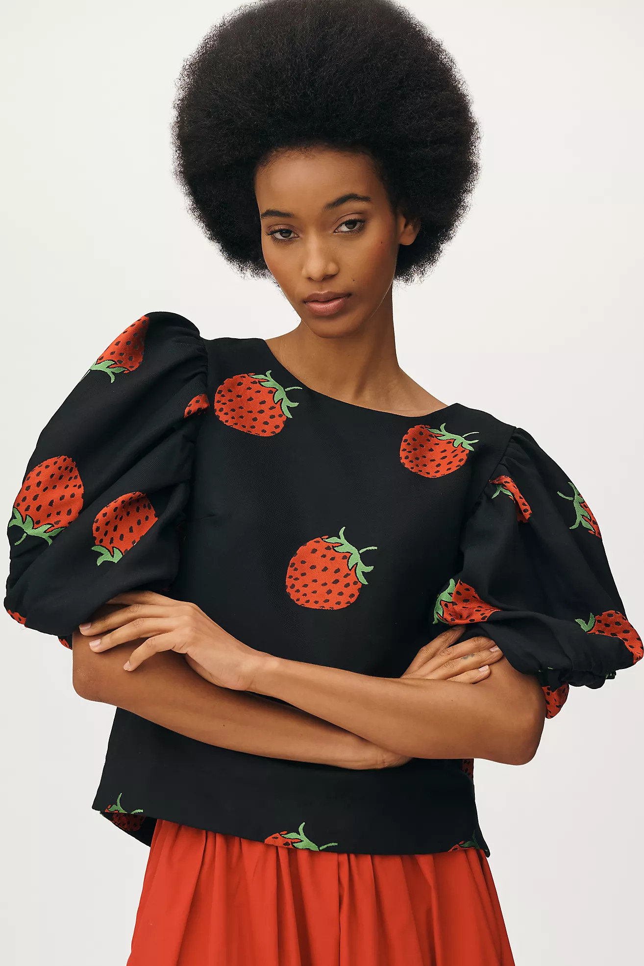 Maeve Puff-Sleeve Blouse | Anthropologie (US)