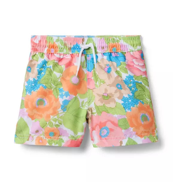 Recycled Floral Swim Trunk | Janie and Jack