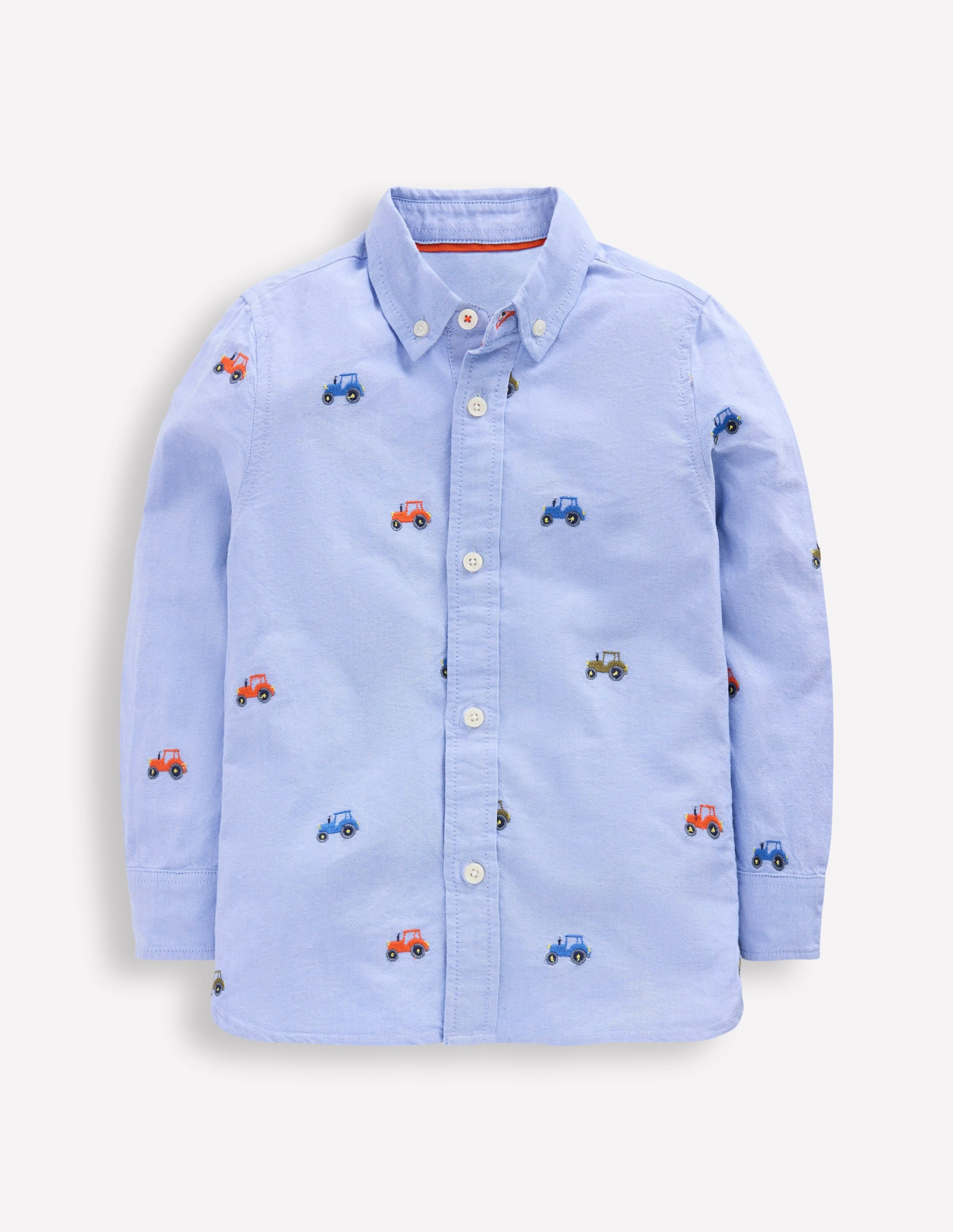 Embroidered Shirt-Oxford Tractors | Boden UK