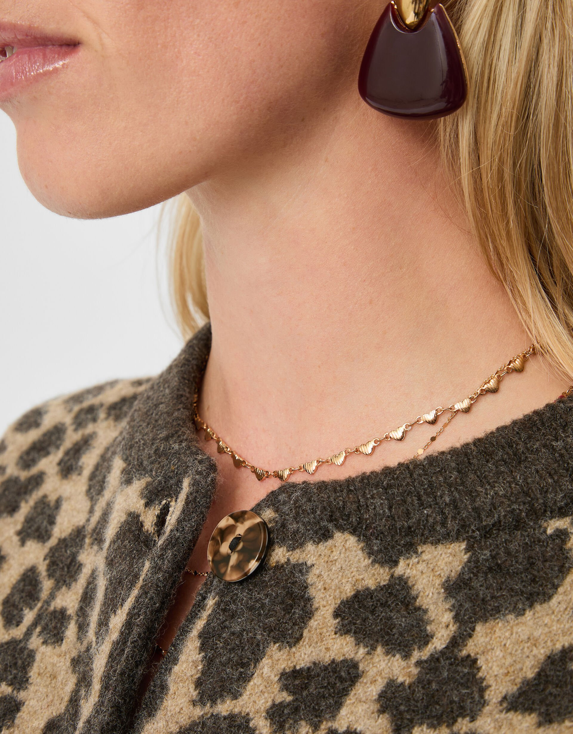 Leopard Print Cardigan Leopard | Accessorize (Global)