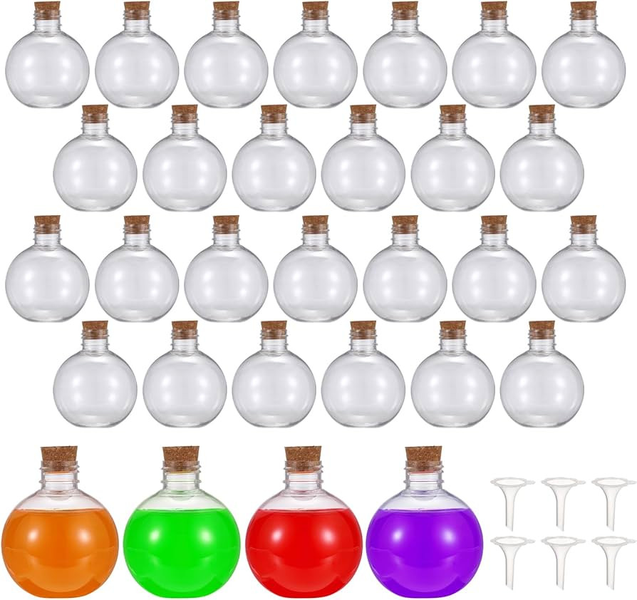 OwnMy 30PCS 5 oz Plastic Potion Bottles with Corks, Small Empty Bottles for Drinks Wedding Party ... | Amazon (CA)