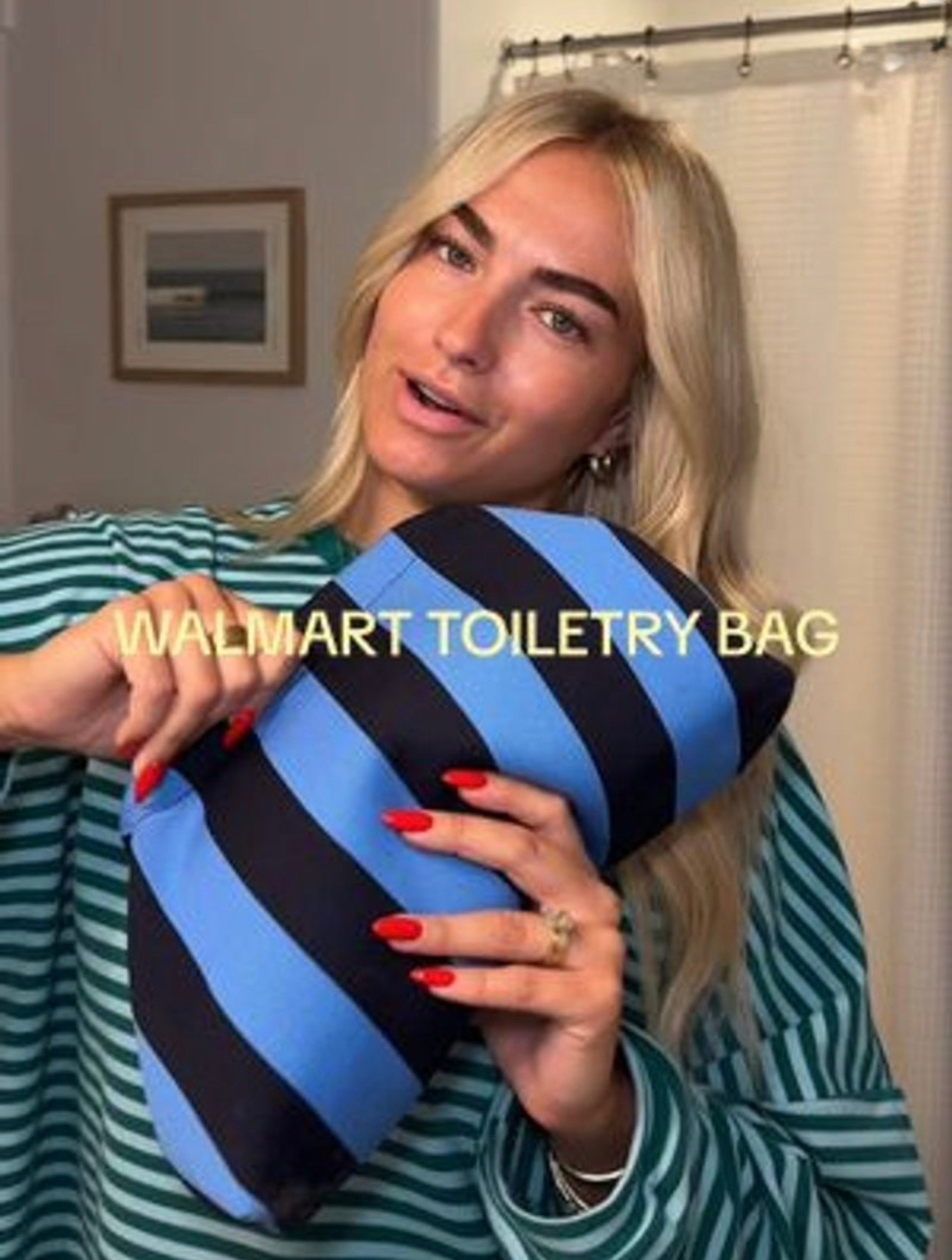 Cutest Walmart toiletry bag!