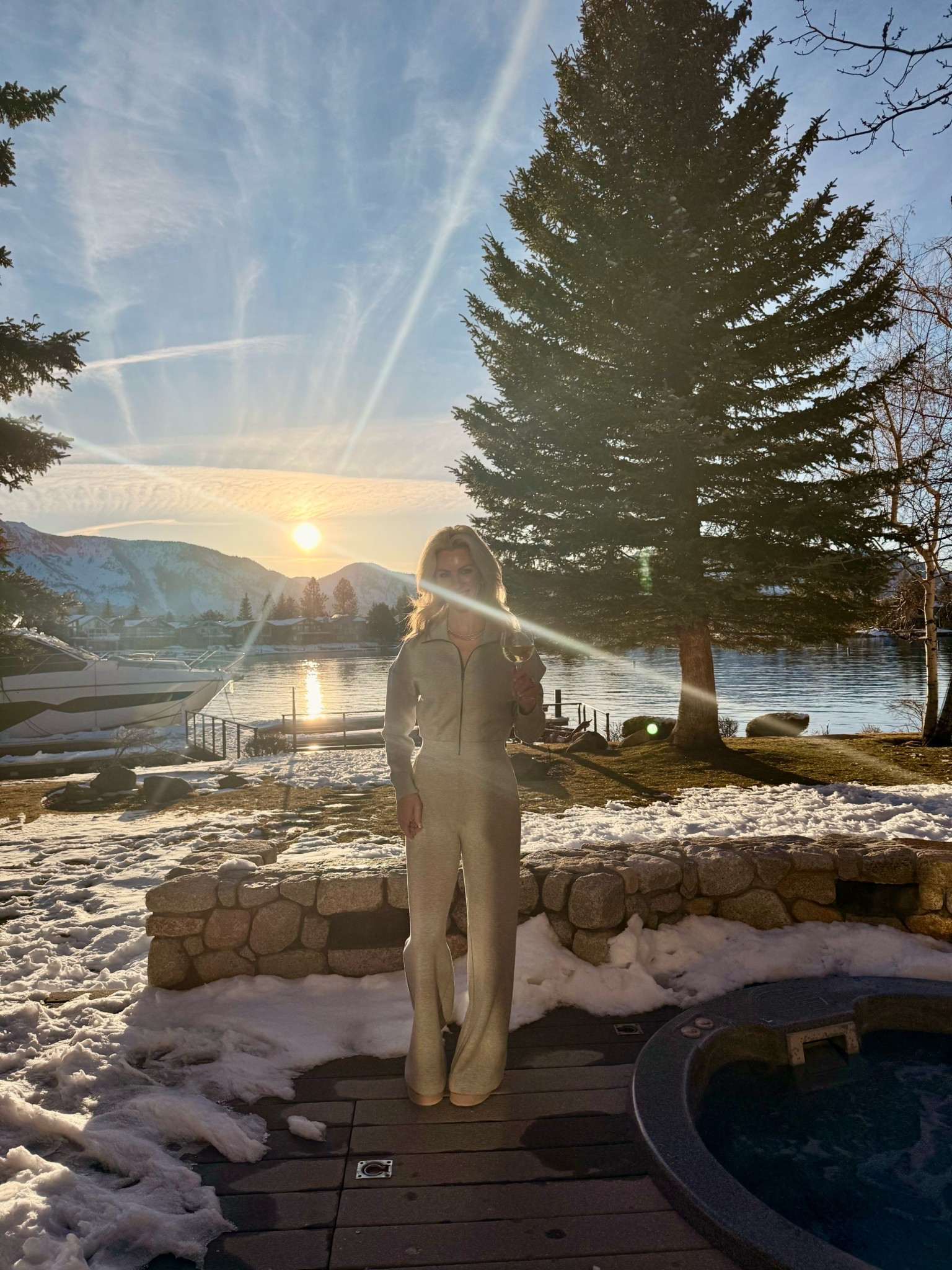 Lake Tahoe. Spring vacation. Spring time. SPANX jumper. Dream outfit. Cotton jumper. Favorite jumper  

#LTKSeasonal #LTKTravel #LTKSpringSale