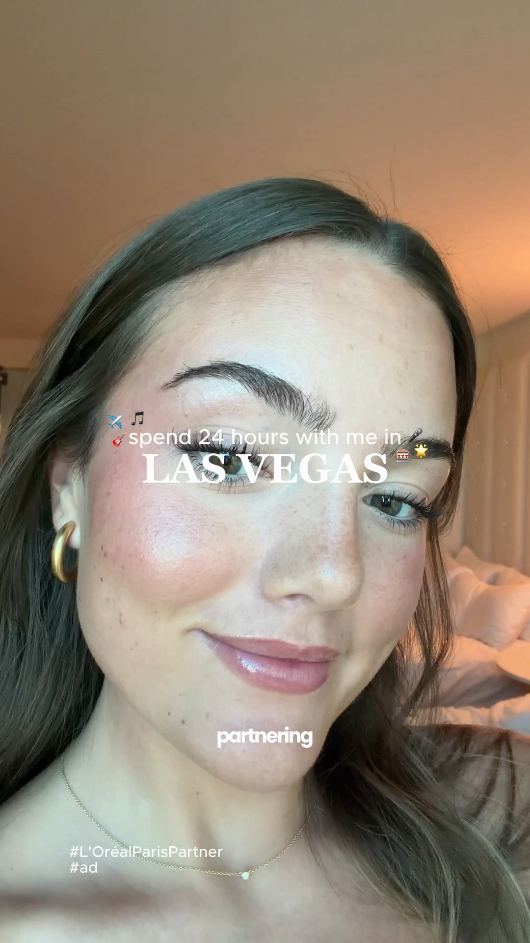 #Ad #LOrealParisPartner the L'Oréal Telescopic Waterproof Mascara from Target just passed the ultimate wear test 😭✈️🎶 24 hours in Vegas, 100 degree heat and a concert where I fully cried, not a single smudge. this mascara is undefeated 🤍 everything linked in my LTK @Target  @targetstyle  @loréalparis #LOrealParisMakeup #TargetPartner @LTK #liketkit