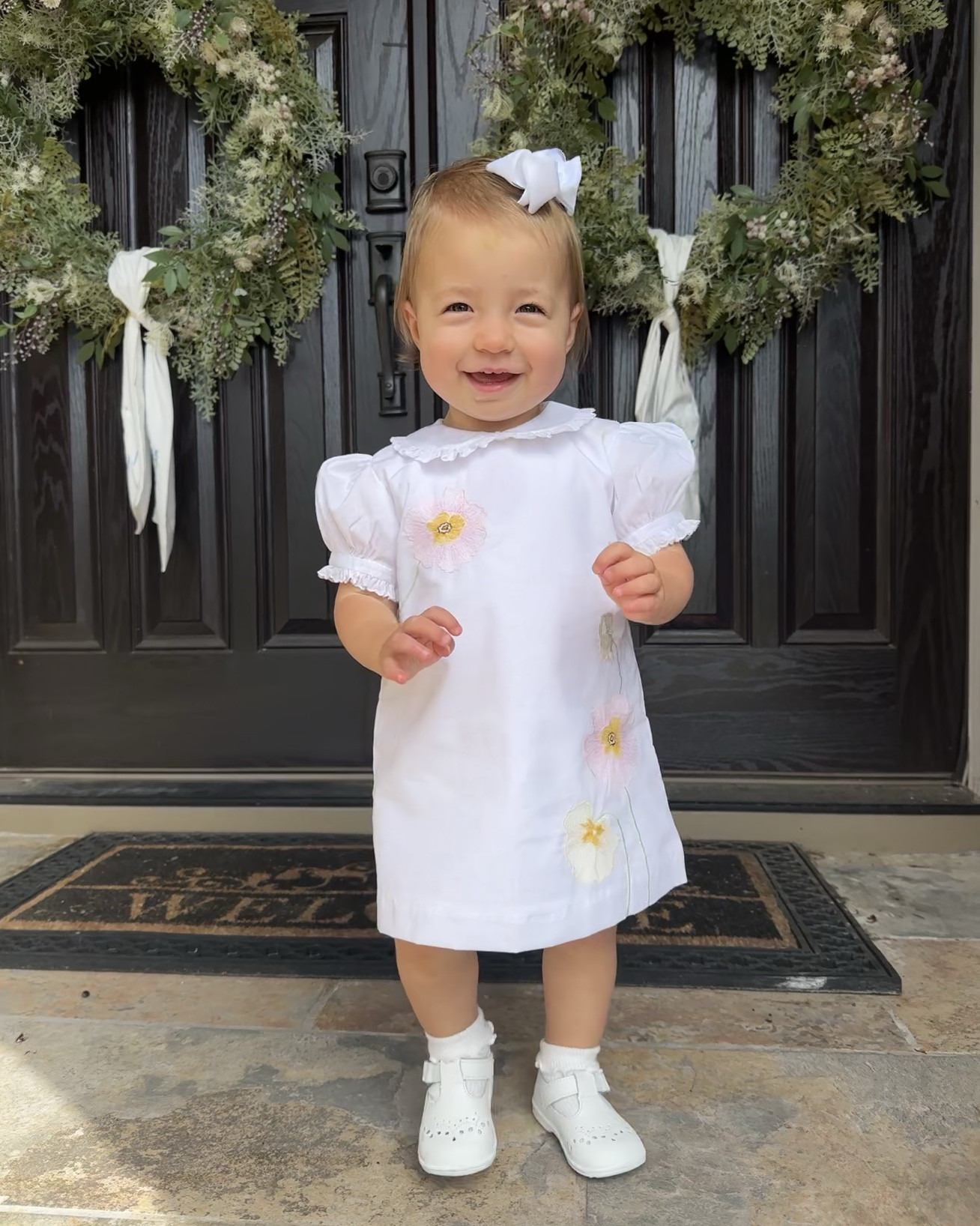 Feltman Brothers Baby Girl Dress!! If you can’t tell she LOVED it!!! Use code: ASHLEYC10 for 10% your order! 
#feltmanbrothers #babygirl #babygirldress #babysundayoutfit #lamour #lamourshoes #babygirlshoes

#LTKKids #LTKBaby #LTKFamily