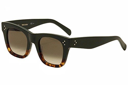Celine 41089/S FU5 Black/Havana Catherine Small Wayfarer Sunglasses Lens Catego | Amazon (US)
