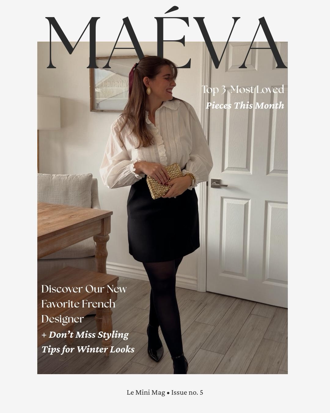 Le Mini Mag: November Edition is live ✨ 
A month of warm winter tones, capsule wardrobe foundations, and French inspired style that feels effortless and wearable! Cozy layers, polished basics, subtle shine! This issue is filled with the pieces you reached for most and inspiration to step into December beautifully 🥂

Here’s what you’ll find inside: ✔️ Most Loved Items Your top favorites this month: The Quince wool coat & knit dress, and the Anthropologie suede purse!  ✔️ Most Loved Look The Capsule Wardrobe edit What to Shop This Sale Season -  Elevated essentials, clean silhouettes, winter ready layering ✔️ French Brand Highlight This month’s spotlight: CHLOEDEBARROS - Handmade in France in small batches with refined cuts and thoughtful fabric choices + interview with the founder coming soon! ✔️ This Month’s Amour Laguna Beach fine artist Kayla Janes, whose work holds light and feeling with such softness, stepping into the holidays with cozy knits, winter whites, and quiet festive charm ✔️ Styling Tips Festive winter dressing made effortless! Wool coats, velvet textures, quiet sparkle, and deep seasonal color ✔️ Looking Ahead December calls for holiday palettes, cozy gatherings, warm knits, and outfits for evenings out and mornings in
✔️ Just for Fun A little French holiday match-and-play moment, naturellement!

🤍 The full November issue is now live on maevawithamour.com with every look and product linked for easy browsing and shopping! Head to the link in my bio to read and explore!

✨ Comment SHOP to receive a DM with the LTK links from this post or visit the link in bio to shop the edits and pieces featured

👉 Save & Follow for French-inspired style and wardrobe tips designed to elevate your everyday fashion, season after season

With Amour, M.

#LTKootd #LTKCyberWeek #LTKHoliday