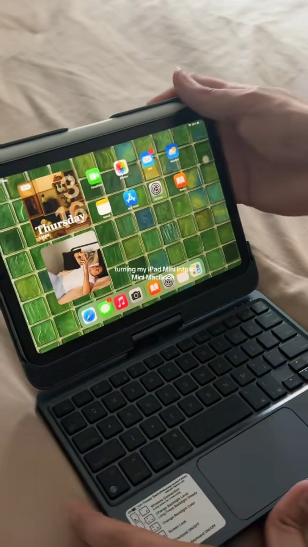 Turning my iPad Mini to mini MacBook 

#LTKGiftGuide #LTKSaleAlert #LTKFindsUnder100