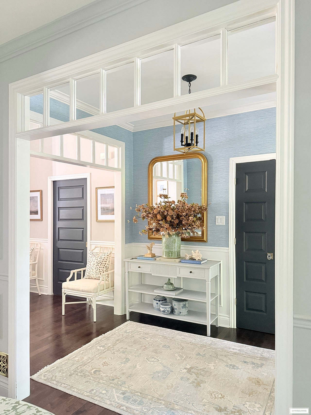 Gorgeous fall layers in our entryway!🤎💚💙

#LTKfall #LTKhome #LTKstyletip