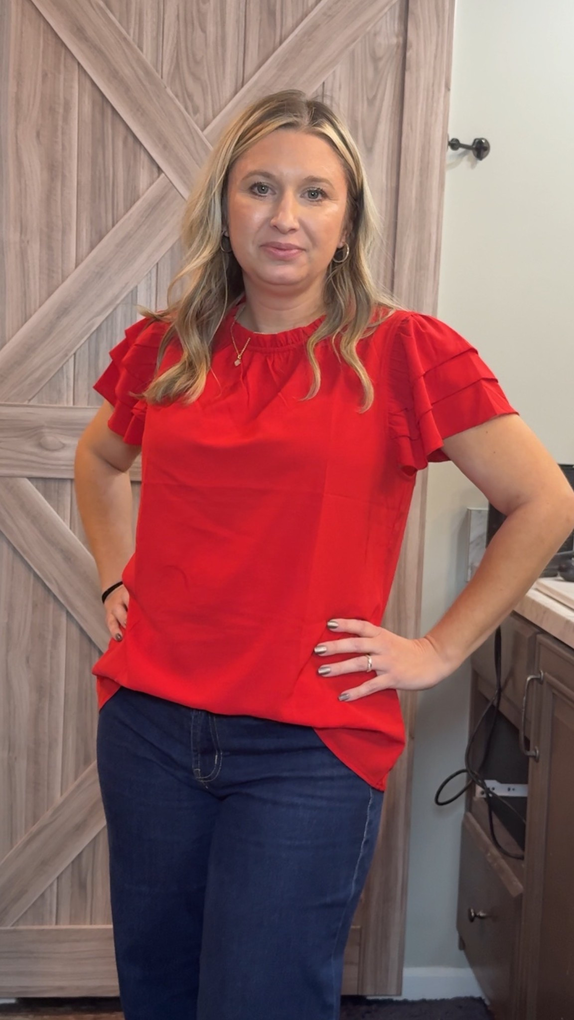 I snagged this super cute top on Amazon a few weeks ago! 

#LTKmomlife #LTKootd