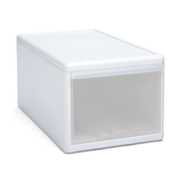 like-it Modular Short Medium Drawer White | The Container Store