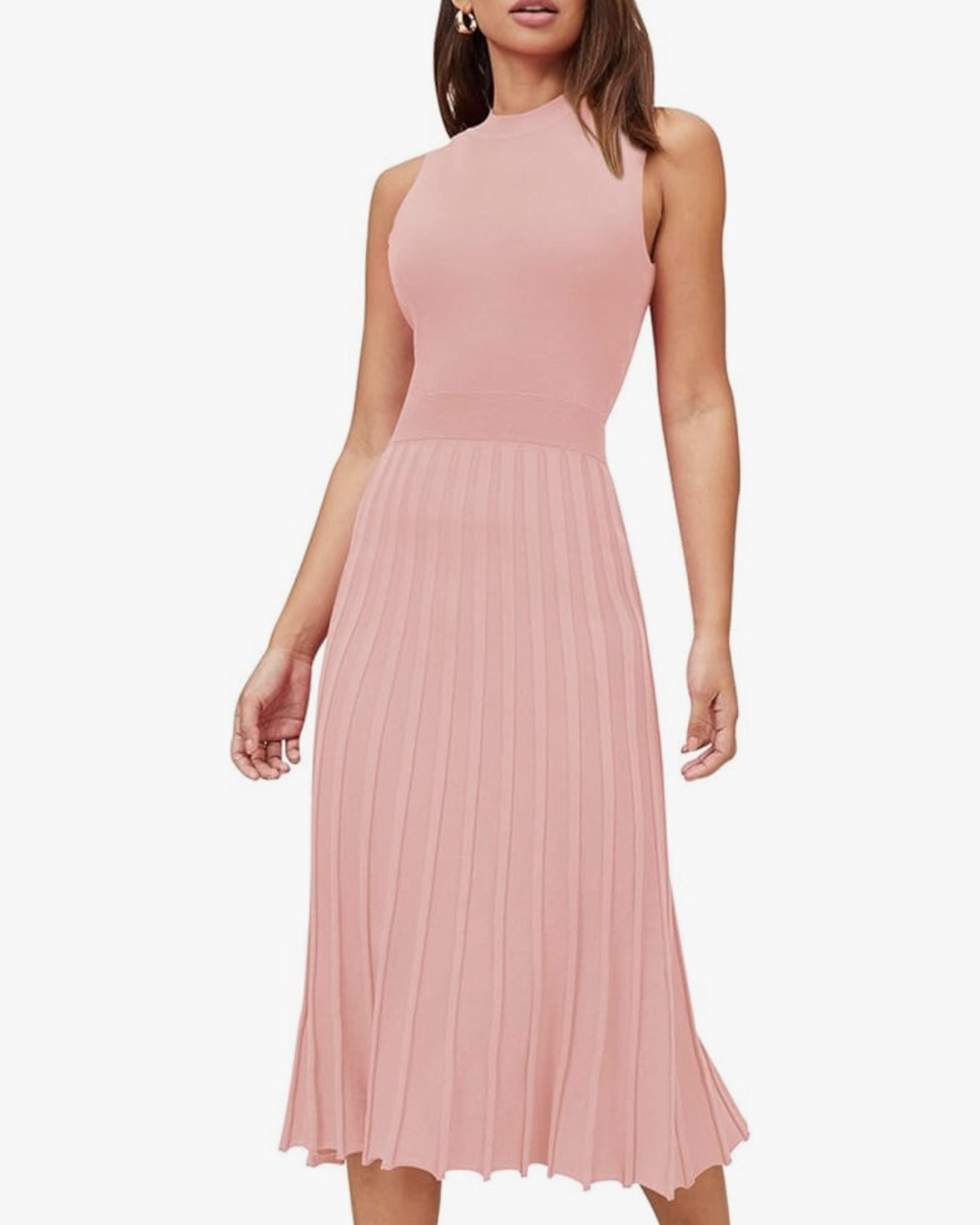 Soft structure meets statement details ✨💼
This is your go-to work look when you want to feel polished and pretty — a flowy pleated midi paired with neutral heels and a sleek clutch, finished with a pop of glam 💕

Perfect for the office, meetings, or heading straight to dinner after 🥂

#LTKworkwear #LTKstyle #OfficeChic #WorkOutfitInspo #BusinessCasualStyle #ChicWorkwear #NeutralStyle #SpringWorkwear #SummerWorkwear #EffortlessStyle #MinimalChic #WomenInStyle #OOTDwork #AmazonStyle #LTKunder50

#LTKWorkwear #LTKootd #LTKOver40