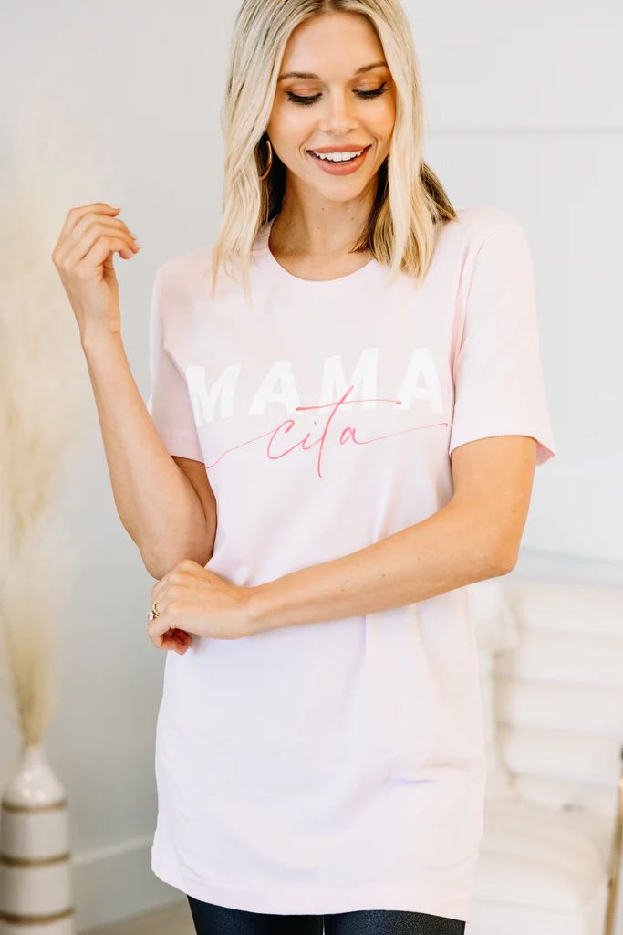 Mamacita Light Pink Graphic Tee | The Mint Julep Boutique