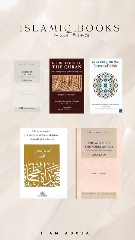 islamic book must haves! 