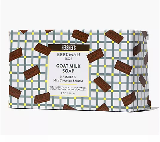 Beekman 1802 x HERSHEY'S Milk Chocolate Goat Milk Soap - QVC.com | QVC