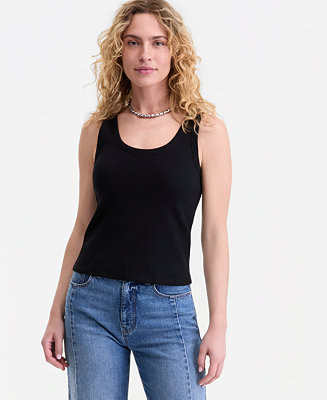 Women's Double Scoop-Neck Layering Tank Top, Macy's Exclusive | Macy's