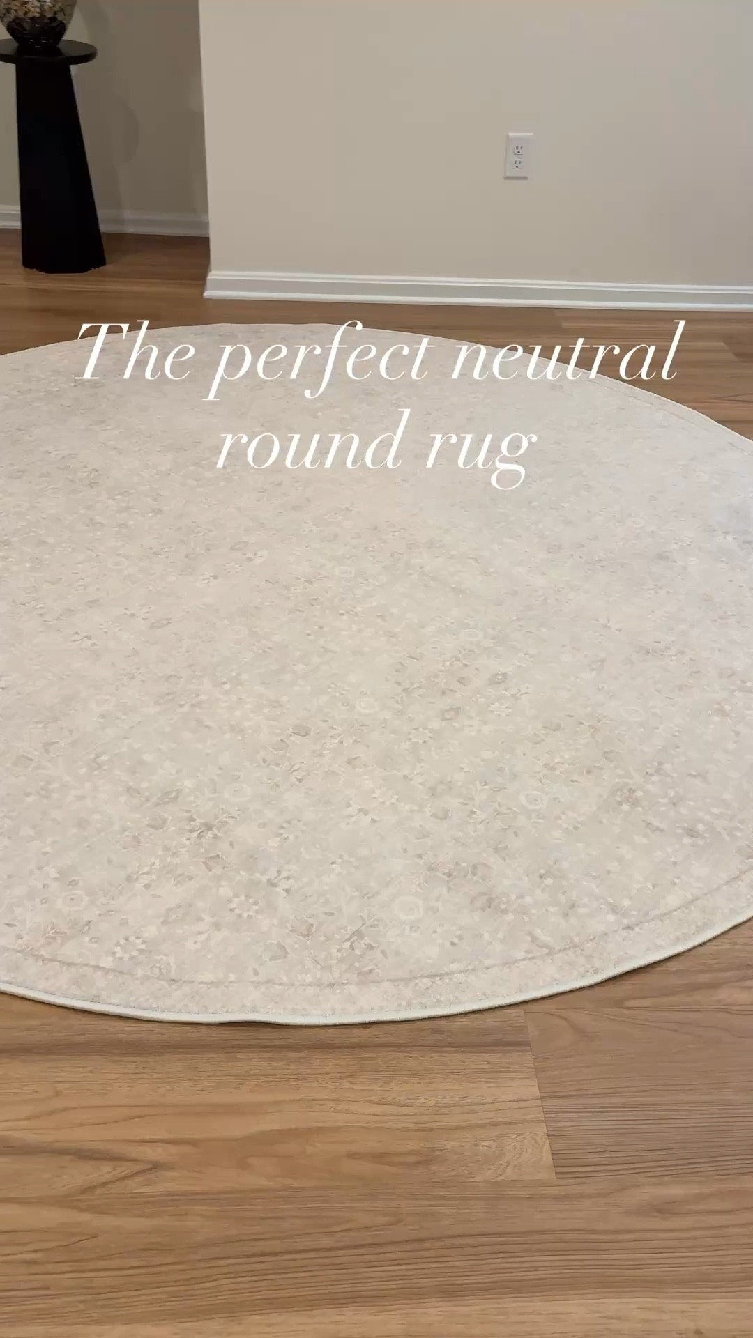 The perfect neutral round rug 😍 Currently on sale!! The subtle pattern is so beautiful and it’s washable! Perfect for pets and kids  

#LTKSaleAlert #LTKHome