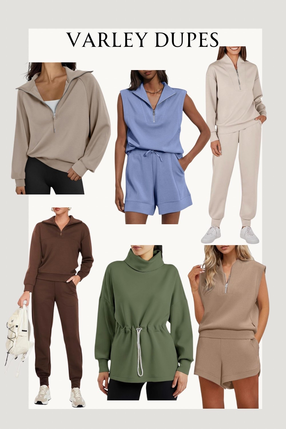 Varley Dupes on Amazon, looks for less 

#LTKFindsUnder100 #LTKStyleTip #LTKFindsUnder50