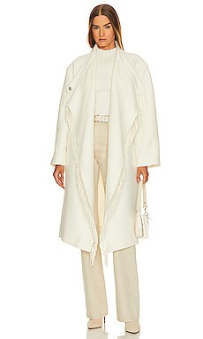 IRO Ricky Coat in Ecru from Revolve.com | Revolve Clothing (Global)