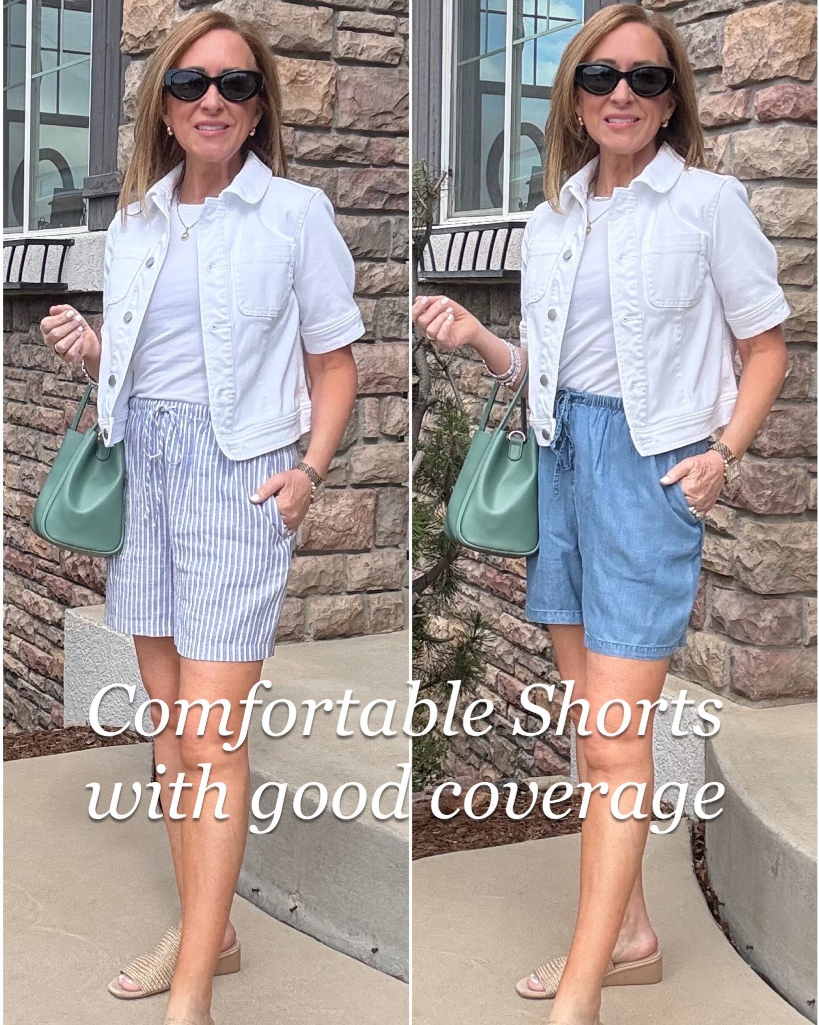 Love the comfort and coverage I get with these shorts! They do run big, so size down. For reference I am 5’0 wearing an XS.



#LTKootd #LTKPetite #LTKOver40
