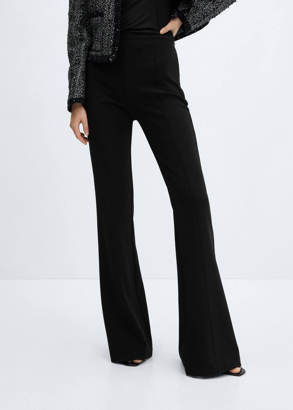 Flared trousers -  Women | Mango United Kingdom | MANGO (UK)