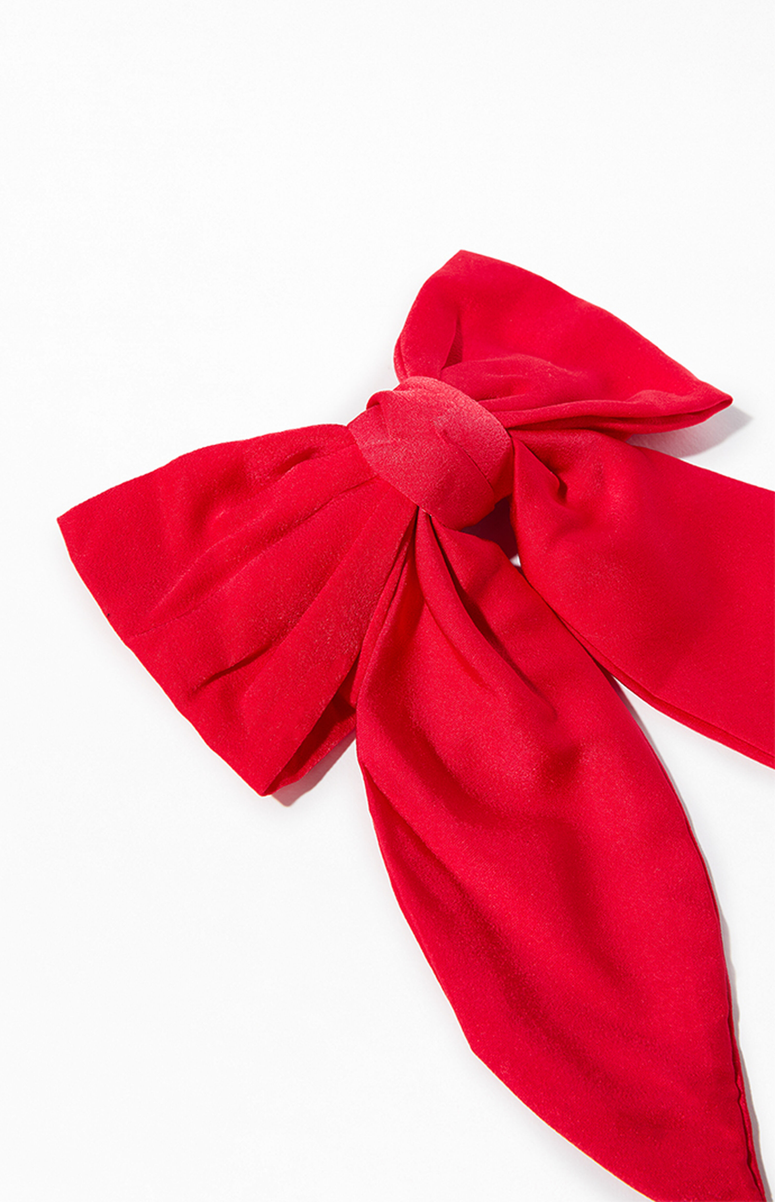 LA Hearts Red Big Bow Barrette | PacSun