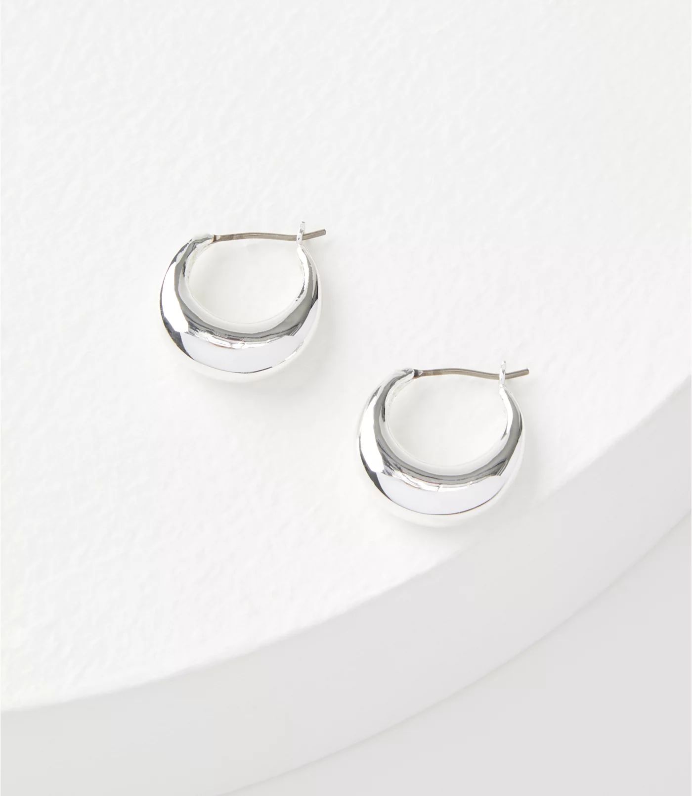 Mini Crescent Huggie Earrings | LOFT