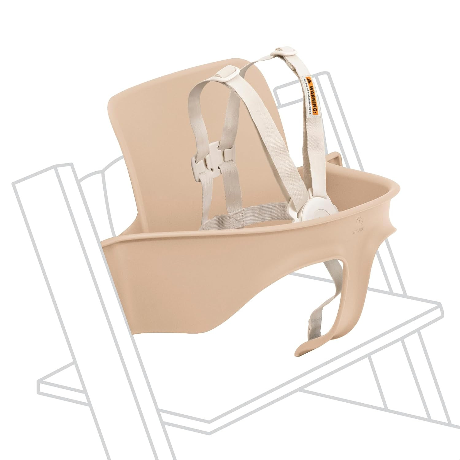 Stokke Tripp Trapp Baby Set 2, Natural - Ages 6-36 Months - Convert The Tripp Trapp Chair into a ... | Amazon (US)