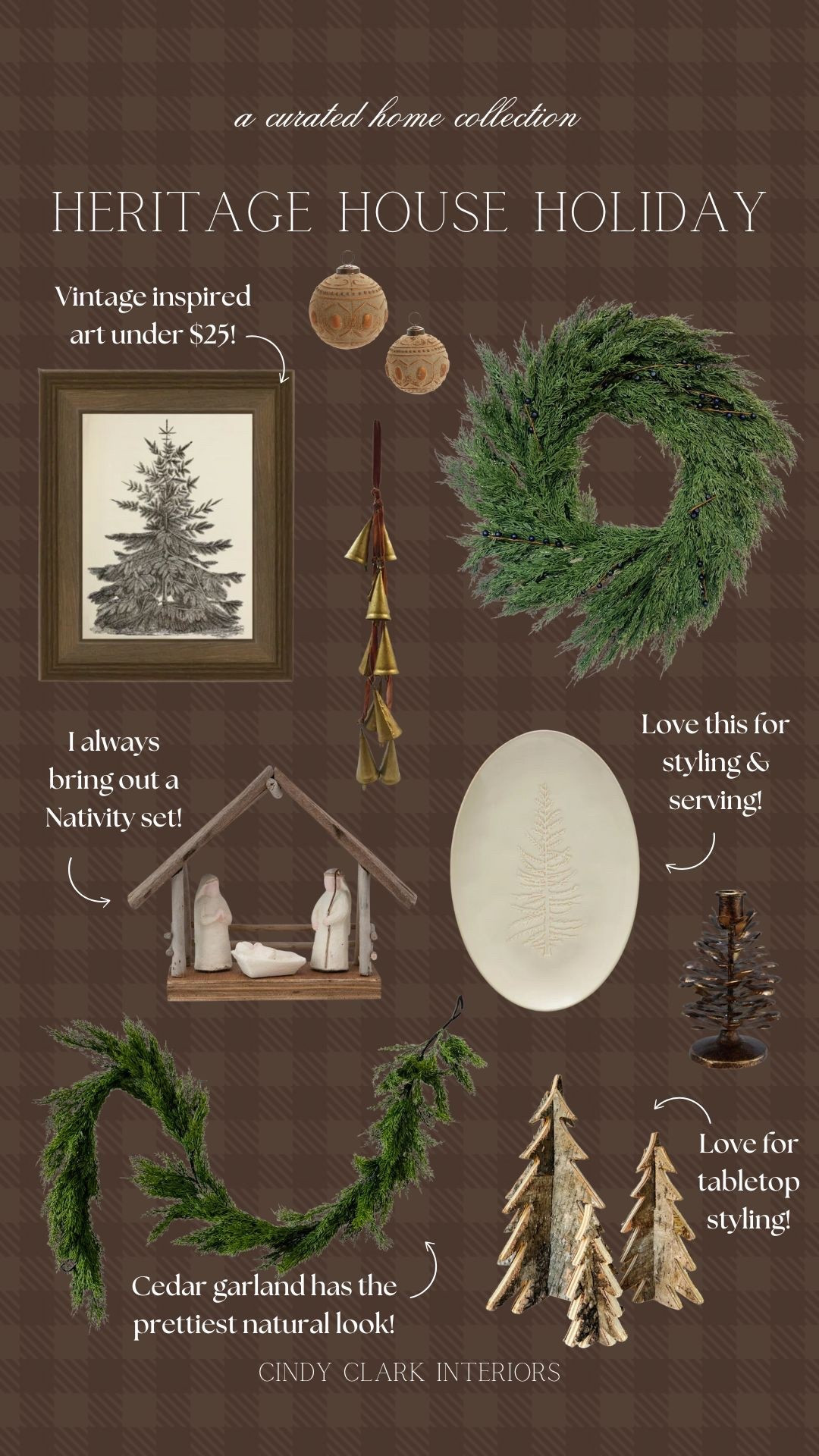 Heritage House just released their holiday collection and it’s filled with gorgeous ornaments and bells, rustic art, luxe greenery, and styling favorites you don’t want to miss. Great price points and beautiful styles! 

#LTKHome #LTKSeasonal #LTKHoliday