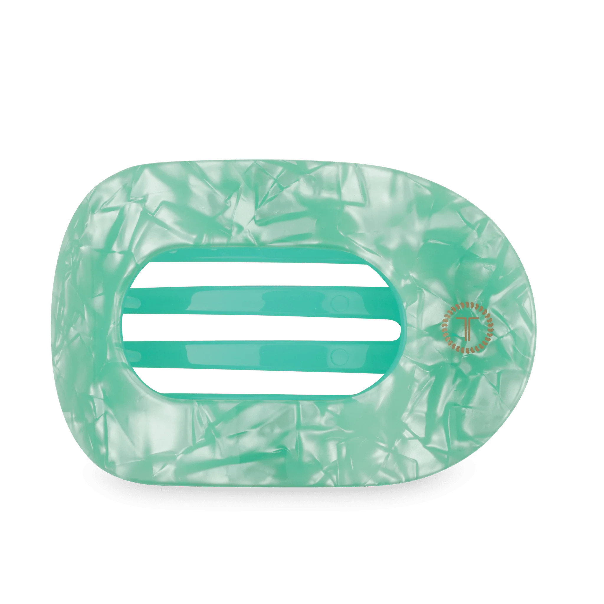 Spring Splash Large Flat Round Hair Clip | LINNY CO LLC