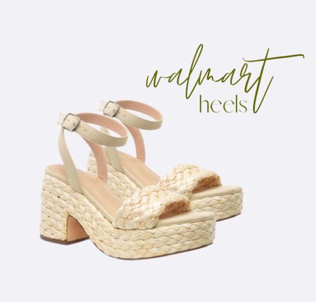 These Walmart heels will go fast because the price is 👌🏼👌🏼

Walmart must haves! Walmart sandals. Walmart finds. Walmart new arrivals. Spring heels. Spring shoes

#LTKunder50 #LTKstyletip #LTKshoecrush