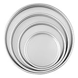Wilton Round Cake Pans, Aluminum, 4 Piece Set for 6-Inch, 8-Inch, 10-Inch and 12-Inch Cakes | Amazon (US)