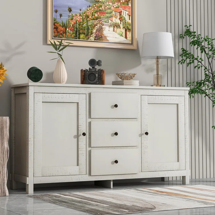 Kimani 64" Wide 3 Drawer Sideboard | Wayfair North America