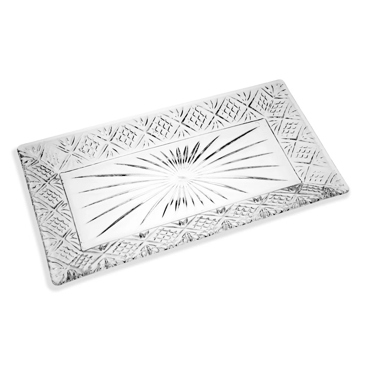Dublin Crystal Rectangle Tray | Wayfair North America