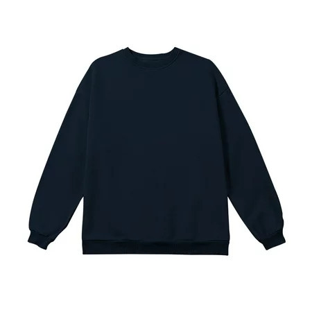 Sweatshirts for Men Sweaters for Oversized Fit Crew Neck Long Sleeved Casual Hoodies | Walmart (US)