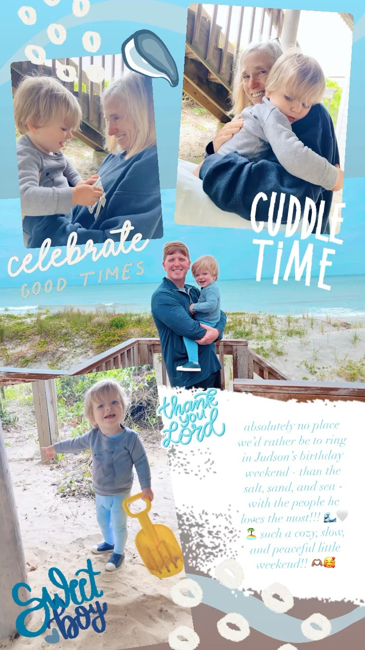 absolutely no place we’d rather be to ring in Judson’s birthday weekend - than the salt, sand, and sea - with the people he loves the most!!! 🌊🤍🏝️ such a cozy, slow, and peaceful little weekend!! 🫶🏽🥰

#LTKfamily #LTKSeasonal #LTKbaby
