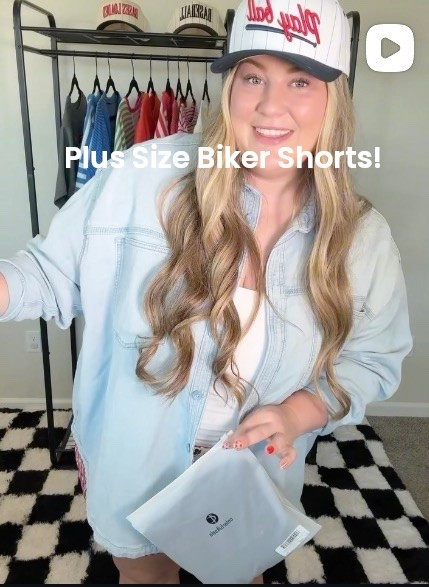 Trying out new biker shorts on the plus size body! 🫶

#LTKActive #LTKPlusSize