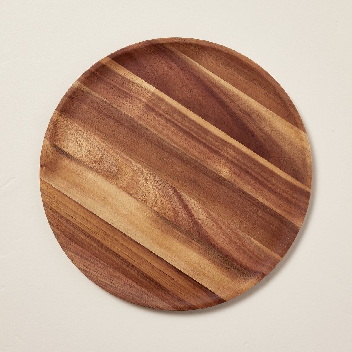 13" Wooden Plate Charger Brown - Hearth & Hand™ with Magnolia | Target
