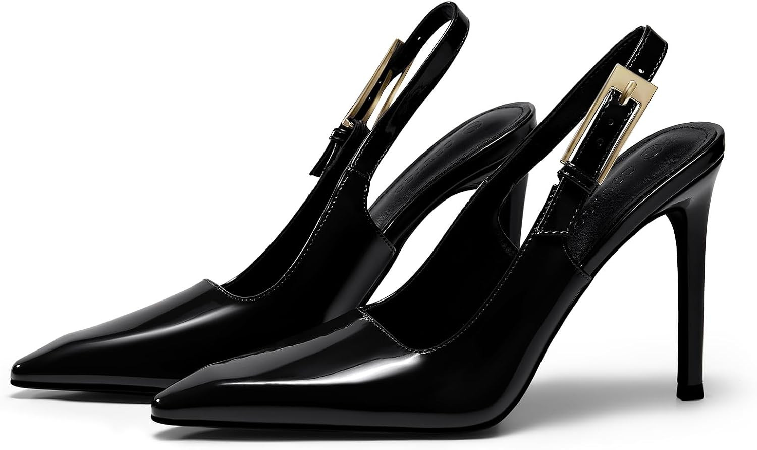Coutgo Women's Slingback High Heels Pointed Toe Stilettos | Amazon (US)
