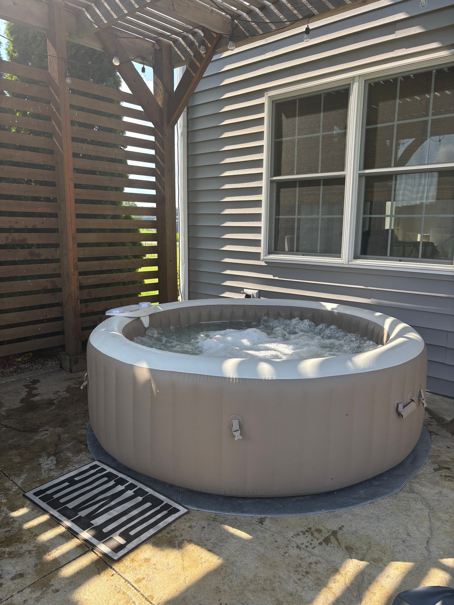 inflatable hot tub situation✨

#LTKHome #LTKSeasonal