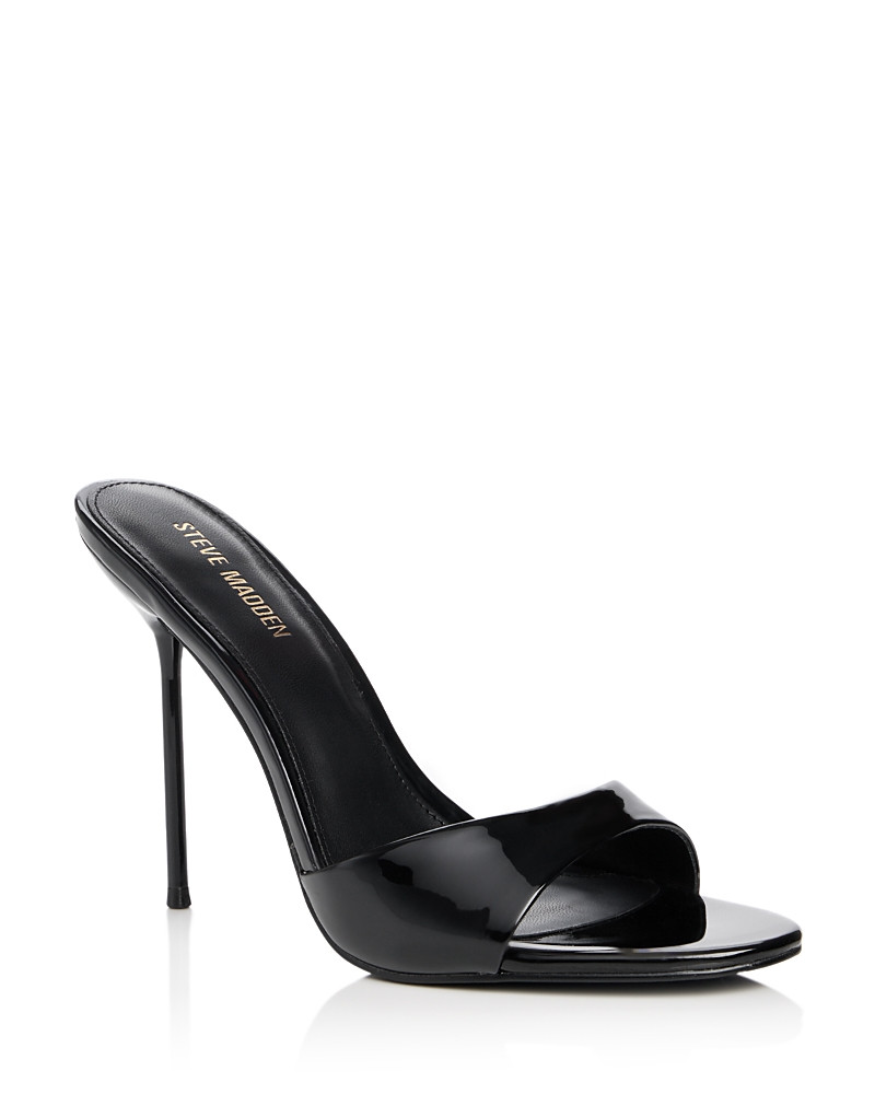 Steve Madden Women's Davina Faux Patent Leather High Heel Sandals | Bloomingdale's (US)