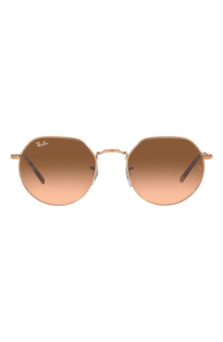 51mm Gradient Geometric Sunglasses | Nordstrom