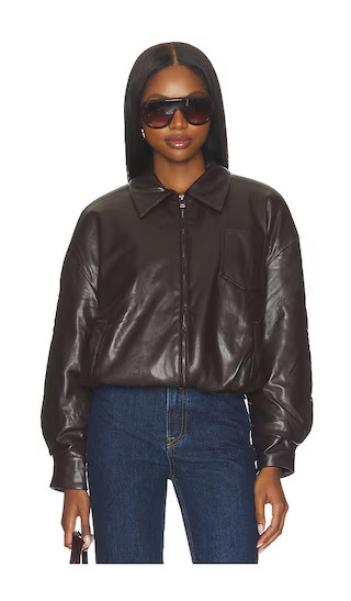 Rhodes Jacket in Brown | Revolve Clothing (Global)