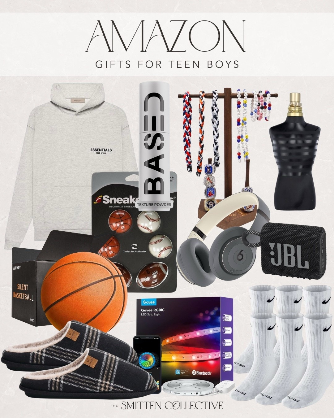 Amazon gift guide for teen boys! Including this hoodie, texture powder, cologne, headphones, socks, silent basketball, led lights, slippers and more. 

Gift guide, Amazon gift guide, Amazon gifts, gift ideas, teen gift guide. Teen boy gift idea 

#LTKHoliday #LTKGiftGuide #LTKSeasonal