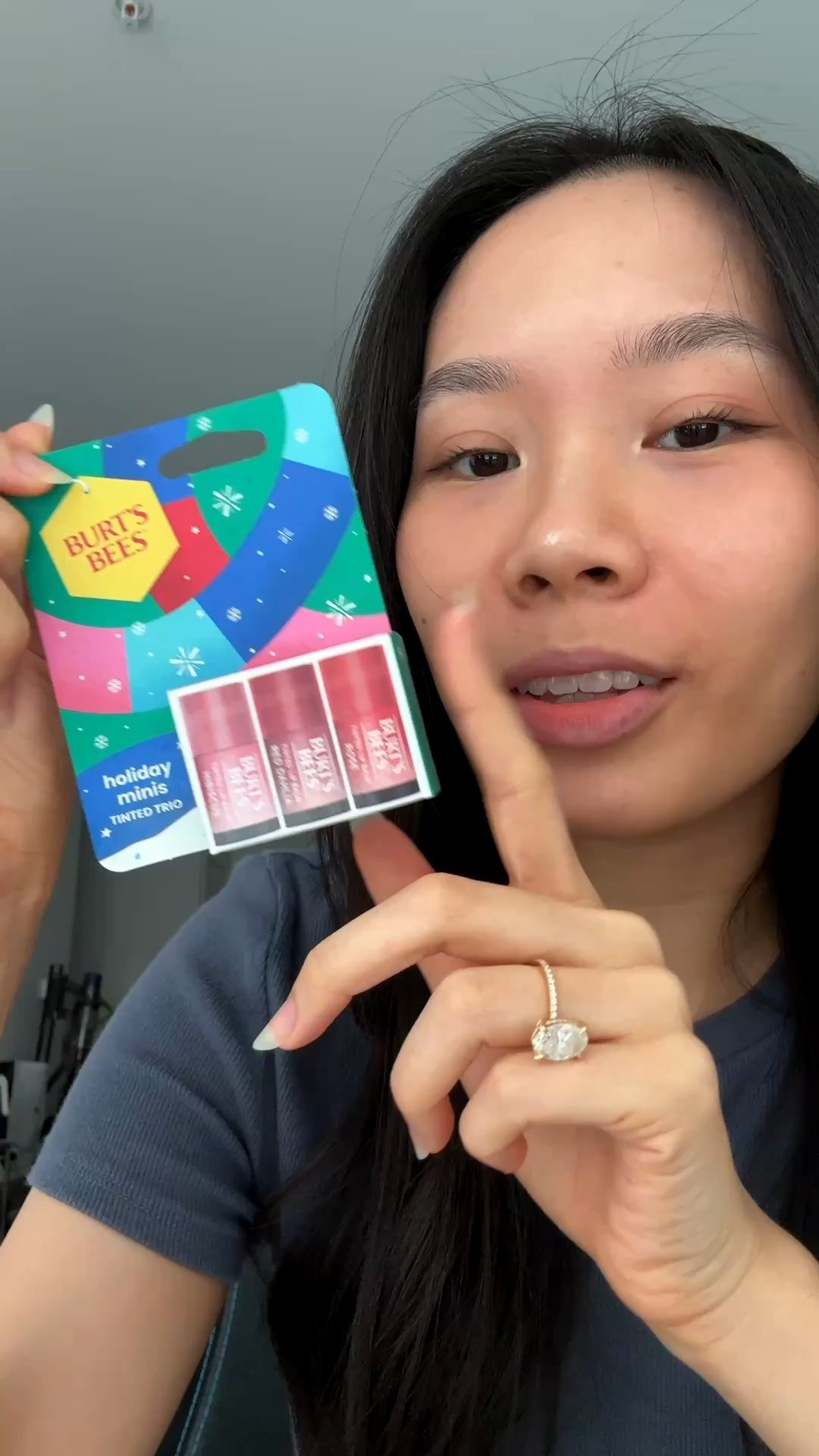 burts bees mini holiday tinted lip trip swatched - perfect for little gifts or stocking stuffers for the holiday! 

#LTKFindsUnder50 #LTKGiftGuide #LTKHoliday