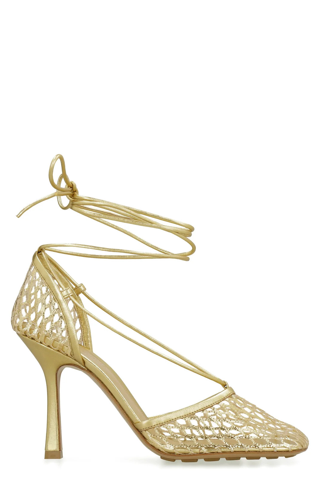 Bottega Veneta Stretched Lace-Up Sandals | Cettire Global